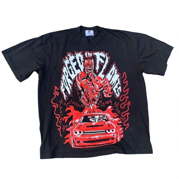 WARREN LOTAS DODGE FORGED IN FLAMES TEE